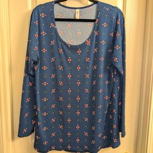 2XL LuLaRoe Long Sleeve Top